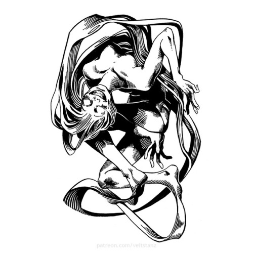 veitstanz:  Inktober 14 - Syrah One of my OCs! She comes to people driving them mad with visions of how perfect their work COULD be. She means no harm - you could call her a muse 