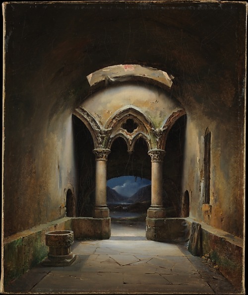Charles Marie Bouton - Gothic Chapel