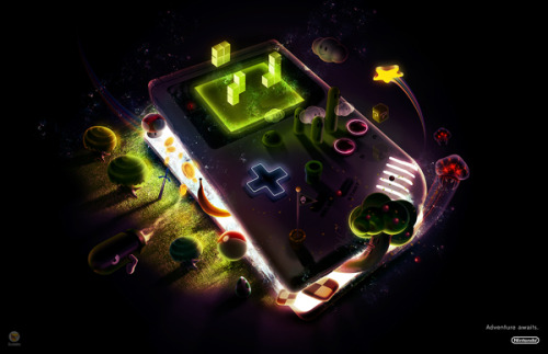 albotas:  Game Boy - Adventure Awaits Check out this beautifully rendered Game Boy illustration by A
