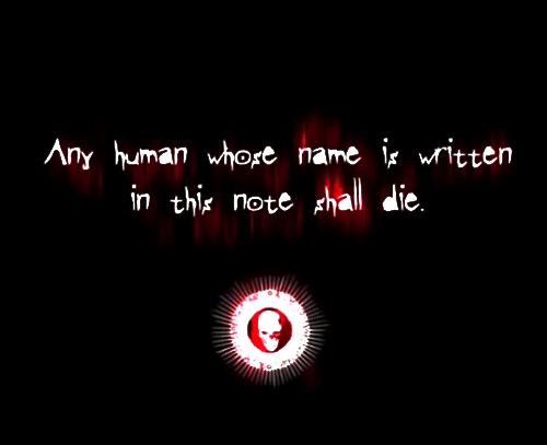 death note rules contact with death note rules contact with