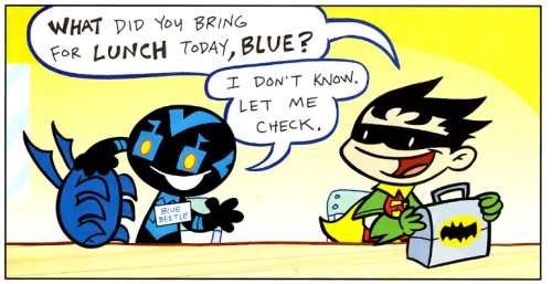 mockingbirdie:Jaime Reyes in Tiny Titans #6