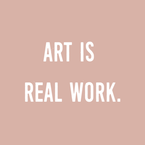 art is real work