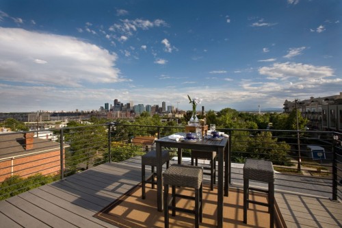 Amazing terrace view in Denver. HEP