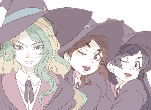 utadasam72: Little Witch Academia Main Characters By: Cyocyo 