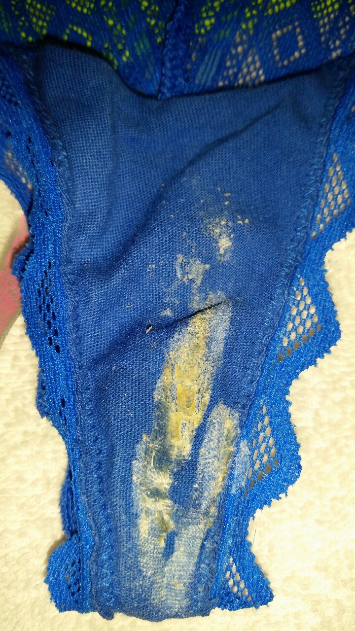 fletchbeast1:  Just a few shots of my sexy ass wife’s dirty panties and pretty