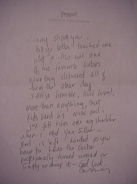 guitarlust:  slut-kissgirl:  “This may shock you, but yr letter touched me alot