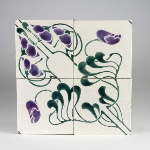 Rudolf Hammel, tiles, 1890-1910. Vienna. MAK Wien. Via europeana