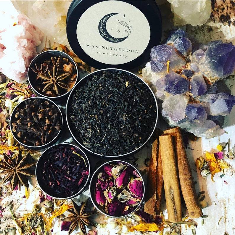 snootyfoxfashion:
“Create your Own: Black Tea Sampler from waxingthemoon
“☕️ Black Tea Sampler ☕️
Create your own custom tea blends! Simply place your blend in a Tea Infuser and steep! Enjoy endless combinations!
” ”