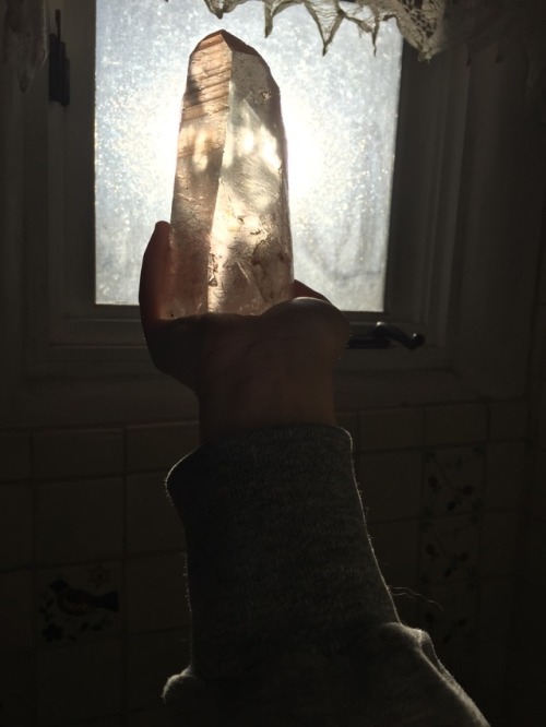 theprincessoflight:theprincessoflight: Lemurian Quartz vibes this morning Reblog for soft morning 