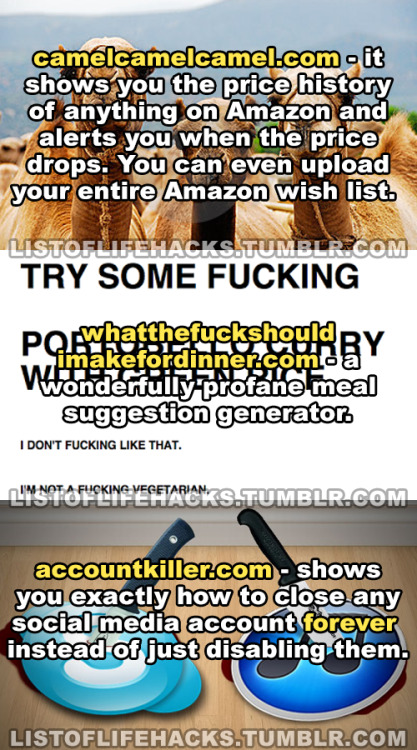 Porn photo listoflifehacks:  If you like this list of