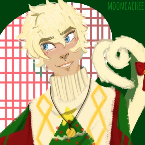 illusory-torrent: A RWBY Blacksun Christmas Icon commission set was done for me by @mooncachee on Instagram! Thank you,