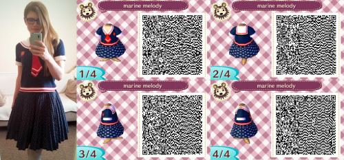 Made my outfit in Animal Crossing :) first proper design!