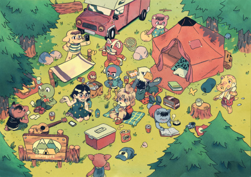 nicodemettre:Chilling on the campsite