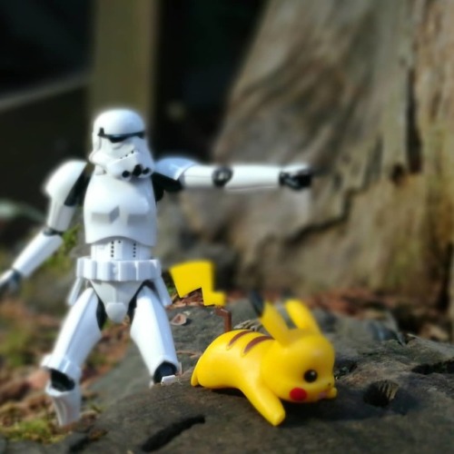 Use thunderbolt on that rebel scum! #starwars #pokemon #toyphotography #toyphoto #actionfigures #toy