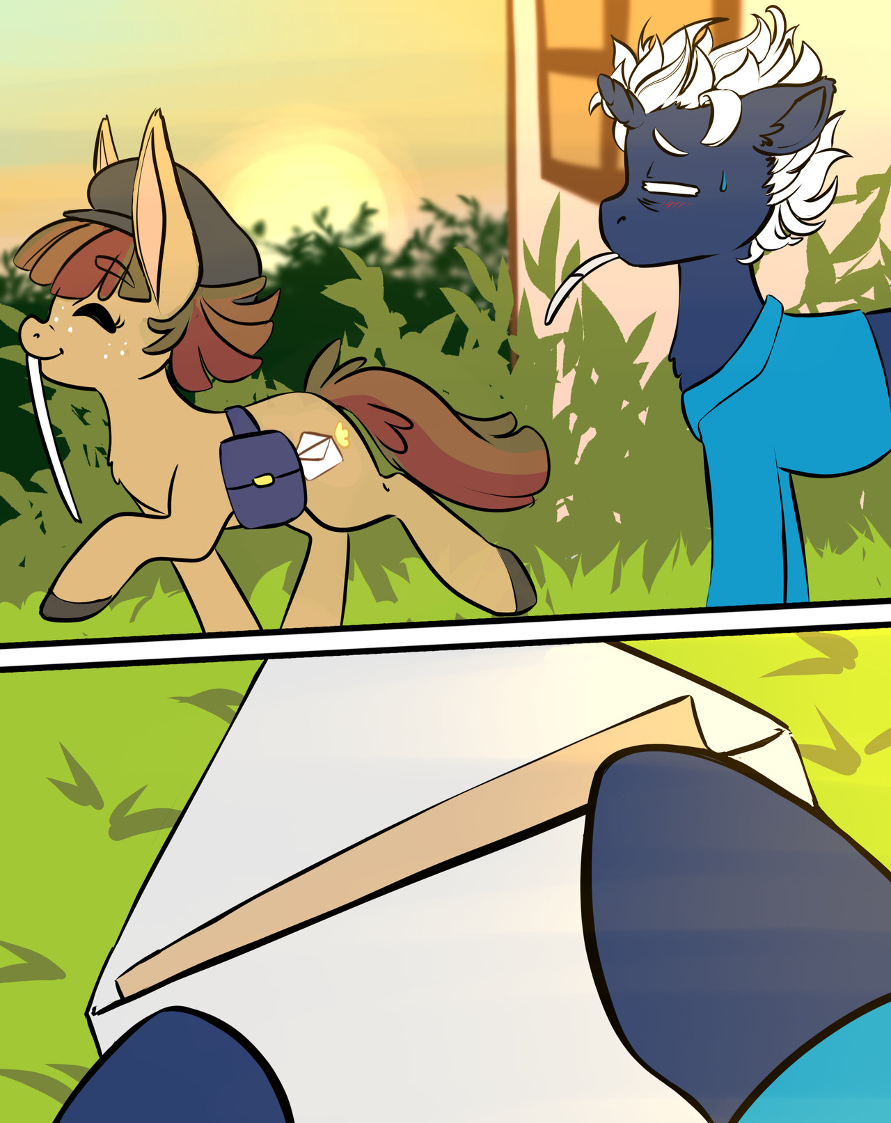 ask-poison-joke: NOTHING ADORABLE !!!! SAPPHIRE WAKE UUUUP !!!!   The date part 2
