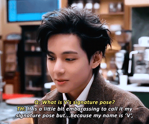 V's Signature Pose