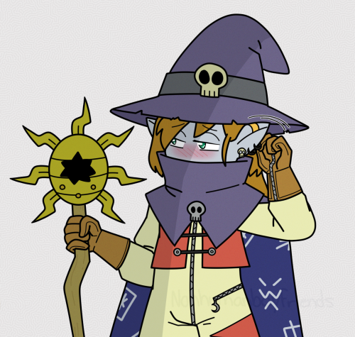 scarabeeart: Wizardmon but with lots of piercings