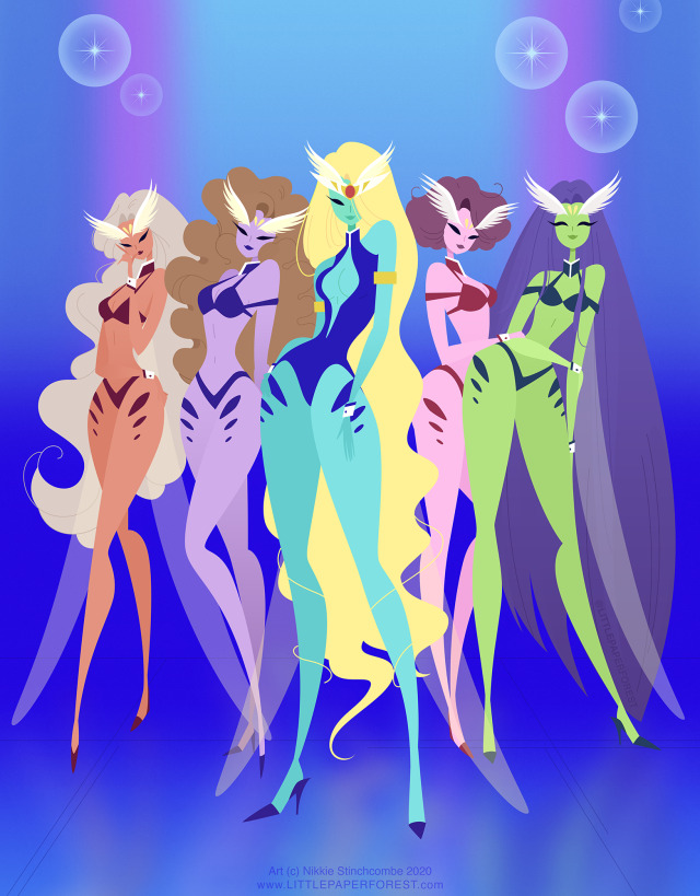 A #SailorMoonRedraw of the Doom & Gloom Girls~ ✨