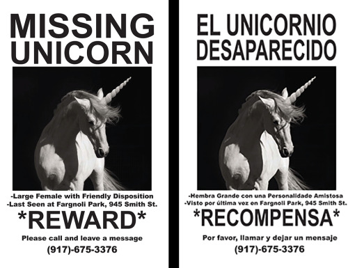 JOIN THE SEARCH FOR THE MISSING UNICORN IN PROVIDENCE, RI!