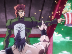 outofcontextjojo:  kakyoin is rude 