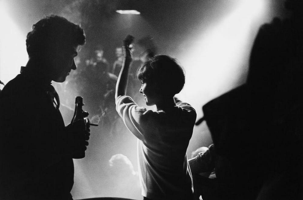 howtoseewithoutacamera:  by Leonard Freed Night Club, Frankfurt, West Germany, 1965.
