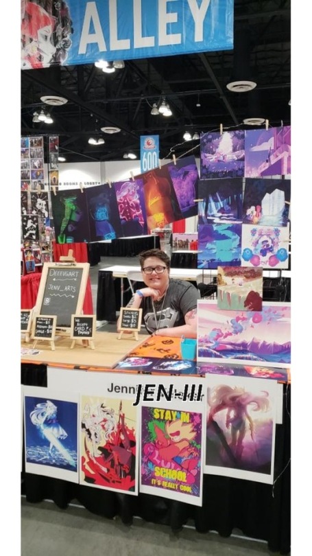 Porn Pics Tabling for my first time at a con!