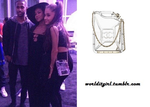 Ariana Grande Style — Ariana was wearing this Chanel bag at Big Seans