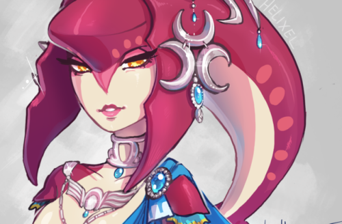 helixel:Coloured up a sketch of Mipha I did a week or so ago. :)