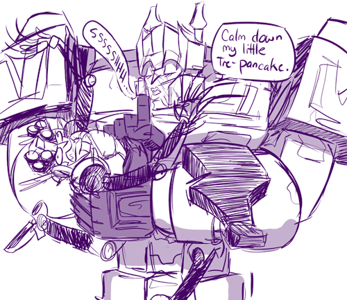 dinobotmania:  squiddybiddy:  Quality time with Overlord’s new pet bae.  You could consid