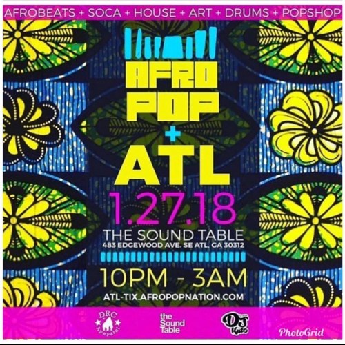 What u doing lata?!! See you there!!・・・Atlanta, the tribe is invading your city SAT, Jan 27, 2018 @t