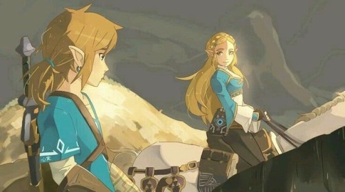 worldofmeika:Princess Zelda and Link !