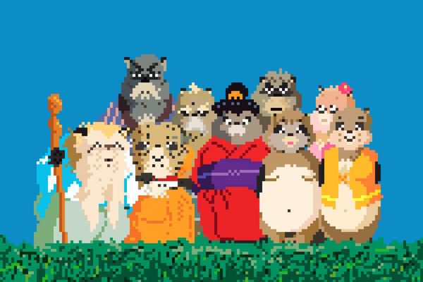 maiden-in-black:  8-Bit Tribute To Studio Ghibli Movies By Richard J.Evans 