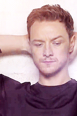 who needs a gun, when you have a face like that → James McAvoy  &ldquo;I’m