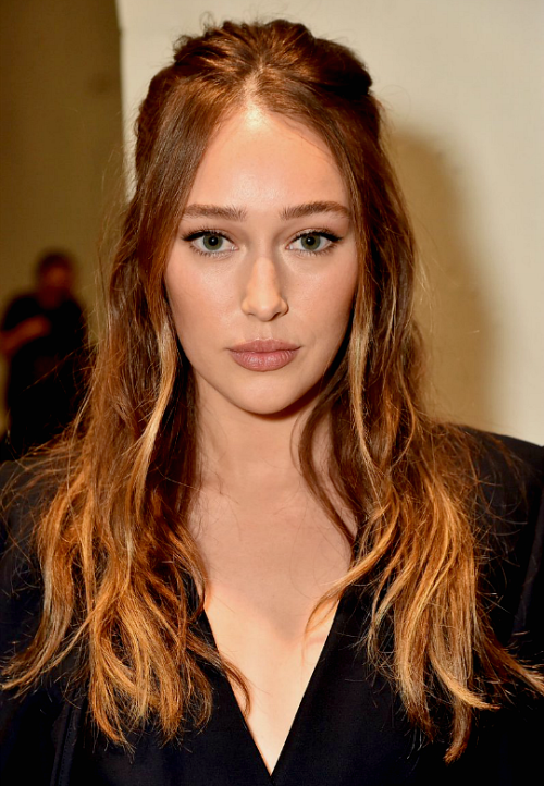 missdontcare-x:Alycia Debnam Carey attends the Dion Lee fashion show during New York Fashion Week: T