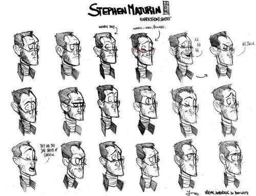 ltwilliammowett::expressions sheet: Stephen Maturin by ufficiosulretro