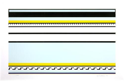 Entablature VI, Roy Lichtenstein, 1976, TatePresented by the American Fund for the Tate Gallery 2000