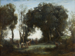 Lionofchaeronea:  A Morning: The Dance Of The Nymphs, Jean-Baptiste-Camille Corot,