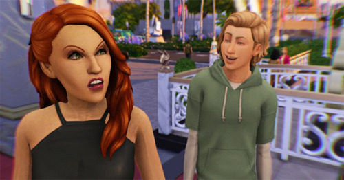 Hey it’s It-Girl Nina Caliente angry about stupid fans & a sassy looking Lucas Munch.