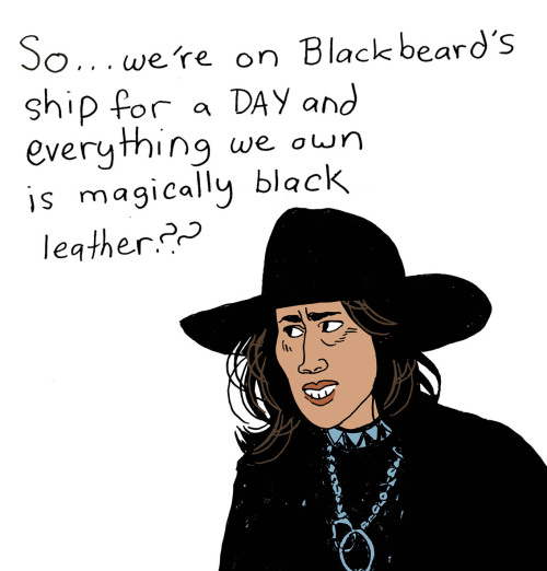 kissingcullens:Jim and Frenchie get their villain makeover as part of Blackbeard’s new crew aboard t