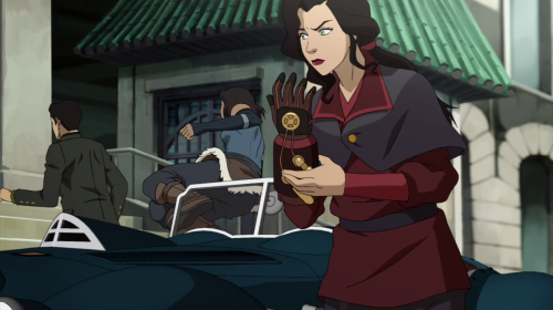 l3reezer:  dang, why does asami still use the electro glovey, she should have a full body mecha suit at this point just to square off with the rest of team ava