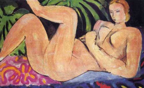 artist-matisse: A Nude with her Heel on her Knee, 1936, Henri Matisse