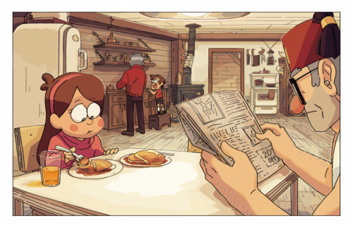 charlattes:  GS: Alright who wants pancakes!! Dipper: Not today, Great Uncle Ford’s cooking something! Mabel: It’s ok, Grunkle Stan, I’ll eat them 