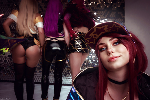 milligan-vick: annakreuz9 as Kai'saiteio as Akalikalinka.fox as Ahrivick_torie as Evelynn photo, mak