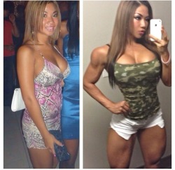 Muscular Girls in Motion