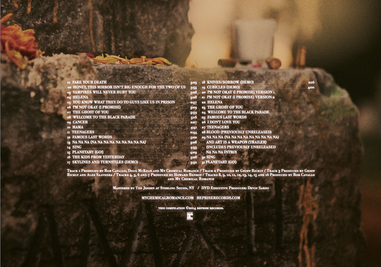 mychemicalcatalog:  May Death Never Stop You - Digital Booklet Buy the album at