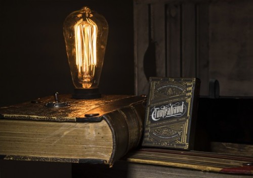 Sex asylum-art:Contraband Book Lamp & Playing pictures