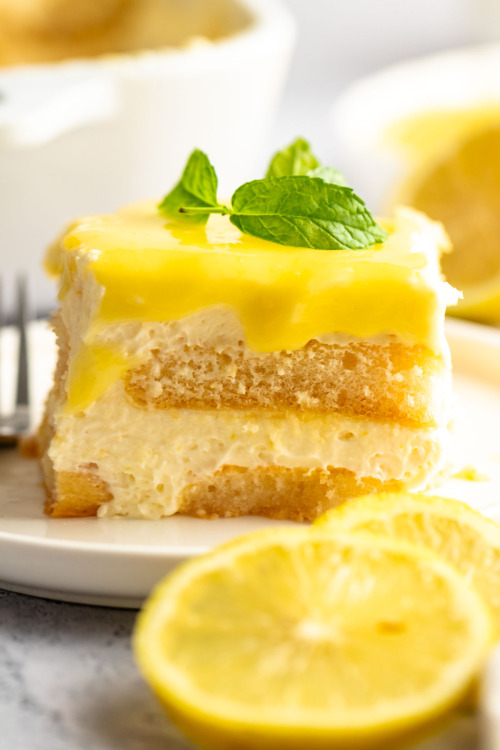 Lemon Tiramisu W/ Lemon Curd