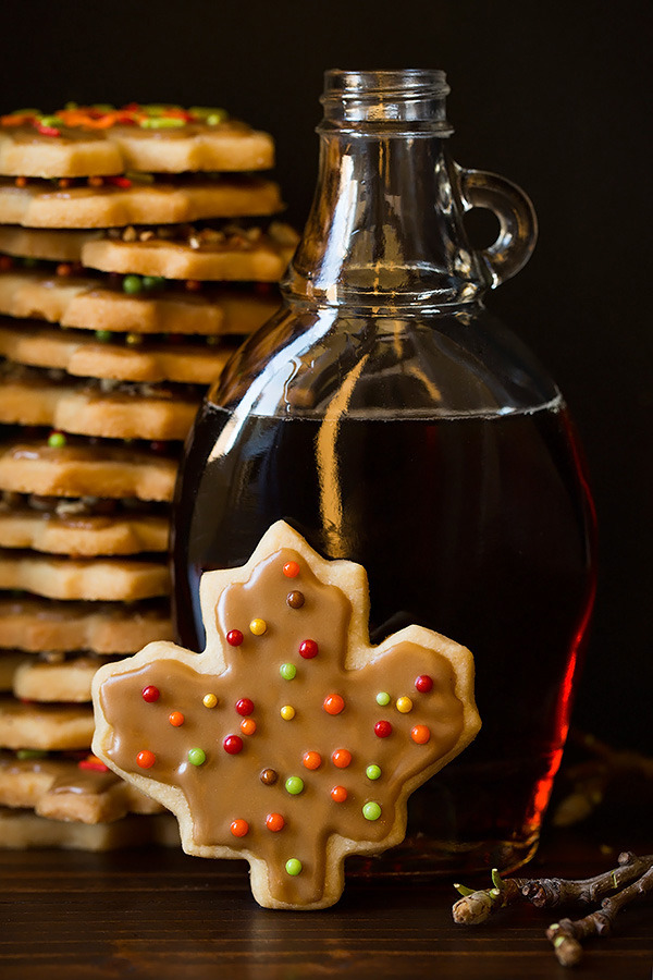 foodffs:  Glazed Maple Shortbread Cookies Really nice recipes. Every hour. Show me