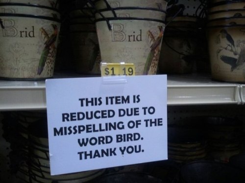 Brid is the word.