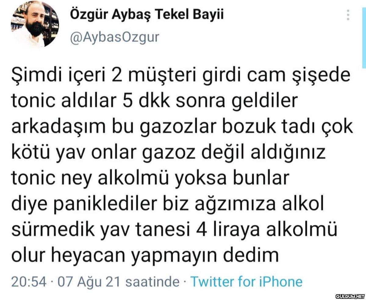 Özgür Aybaş Tekel Bayii...